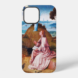 Saint John the Evangelist on Patmos, Bosch iPhone 12 Case