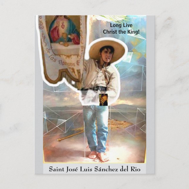 Saint José Luis Sánchez del Rio Card (Front)
