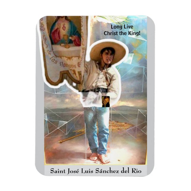 Saint José Luis Sánchez del Rio Card Magnet (Vertical)