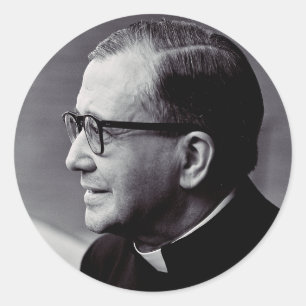 Saint Josemaria Escriva Classic Round Sticker