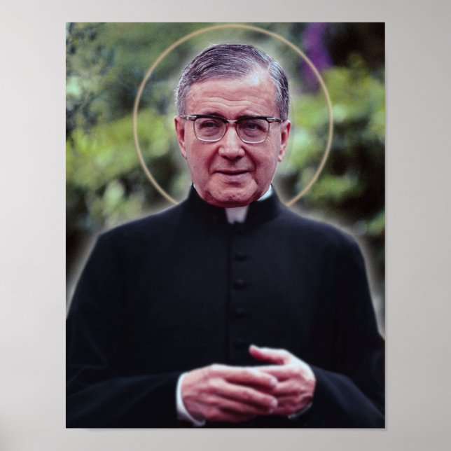Saint Josemaría Escrivá Poster (Front)
