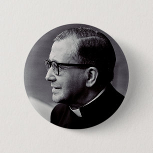 Saint Josemaría Escriva Saint of the Ordinary Art  6 Cm Round Badge