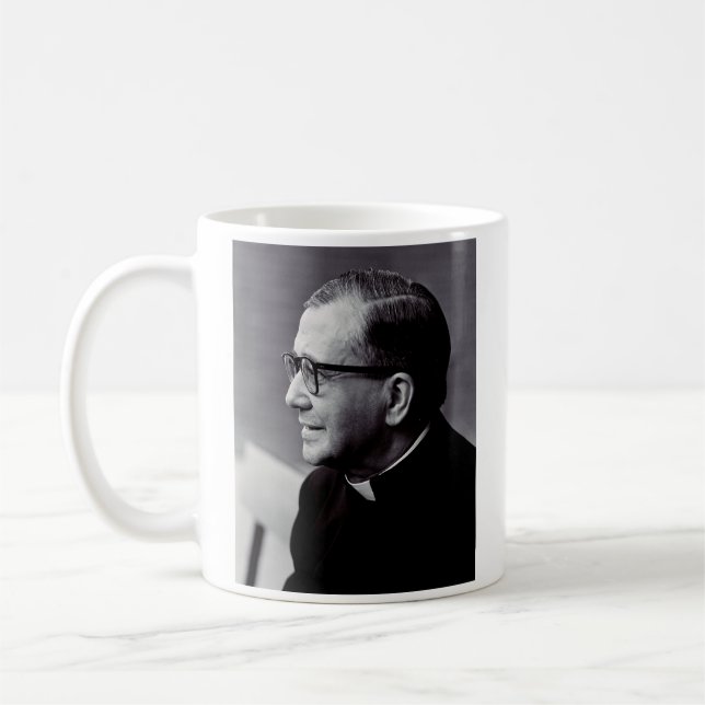 Saint Josemaría Escriva Saint of the Ordinary Art  Coffee Mug (Left)