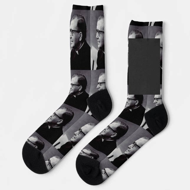 Saint Josemaría Escriva Saint of the Ordinary Art  Socks (Left)