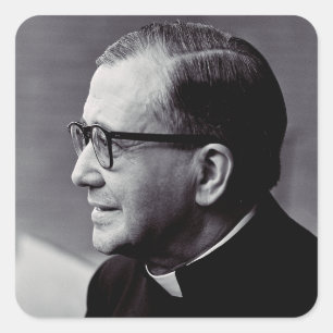 Saint Josemaria Escriva Square Sticker