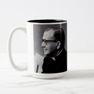 Saint Josemaria Escriva Two-Tone Coffee Mug