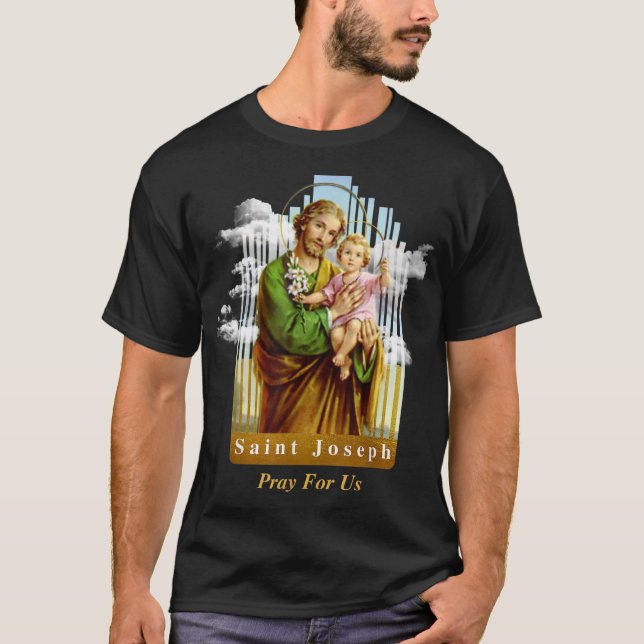 Saint Joseph Catholic Church St. Joseph With Infan T-Shirt (Front)