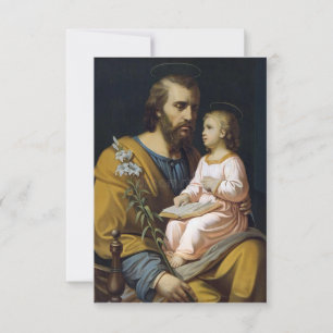 Saint Joseph Consecration Card