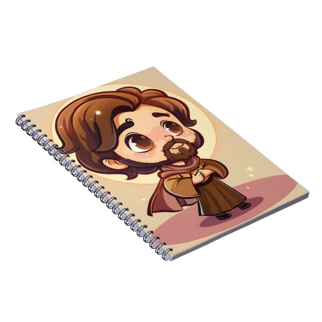 Saint Joseph cute kawaii style Notebook (Right Side)