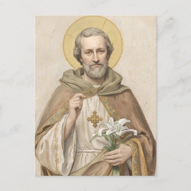 Saint Joseph Funeral Prayer Postcard (Front)