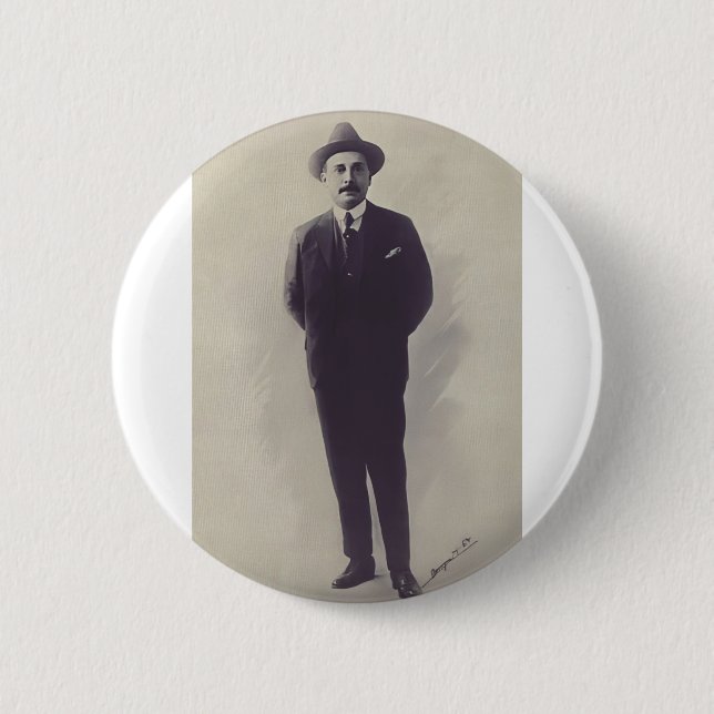 Saint Joseph Gregory Hernandez Layman 6 Cm Round Badge (Front)