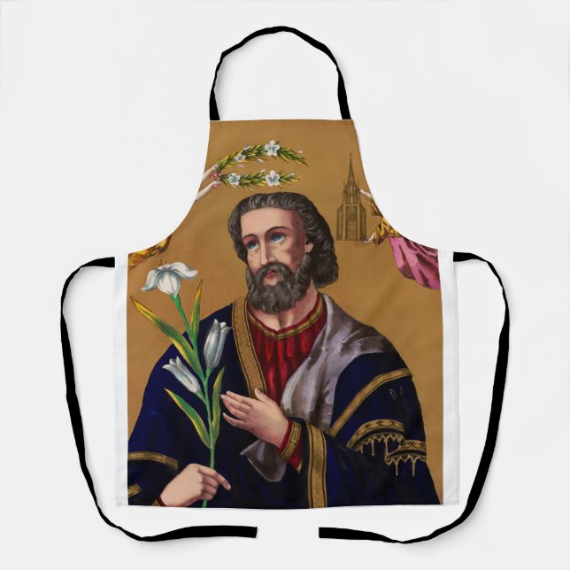 Saint Joseph Guardian of the Holy Family Apron (Front)