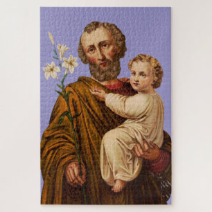 Saint Joseph Guardian of the Holy Family Jigsaw Puzzle