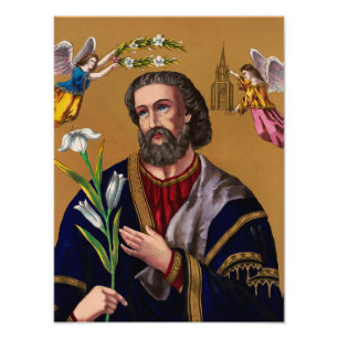 Saint Joseph Guardian of the Holy Family Photo Print