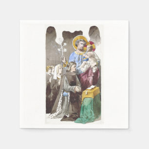 Saint Joseph Patron of the Universal Church Napkin