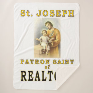 SAINT JOSEPH SHERPA BLANKET