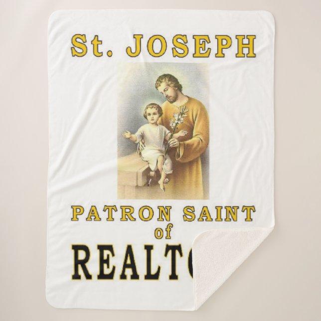 SAINT JOSEPH SHERPA BLANKET (Front)