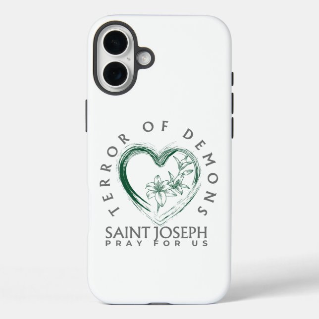 Saint Joseph Terror of Demons Case-Mate iPhone Case (Back)