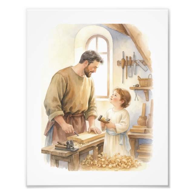 Saint Joseph The Carpenter Photo Print (Front)