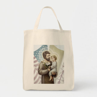 Saint Joseph the Protector Tote Bag