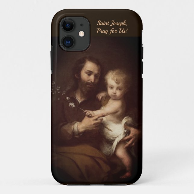 Saint Joseph with Christ Child Case-Mate iPhone Case (Back)