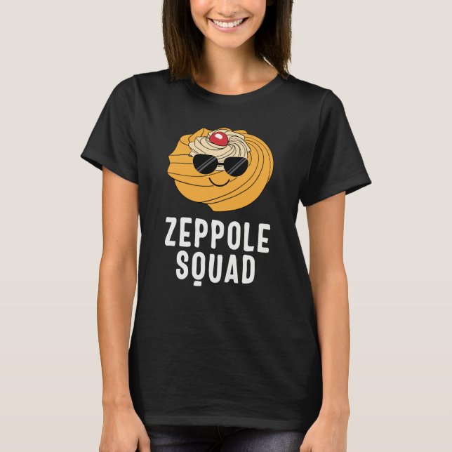 Saint Joseph's Day Zeppole Squad Sunglasses Italia T-Shirt (Front)