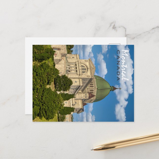 Saint Joseph's Oratory, Montreal Postcard (Front/Back In Situ)