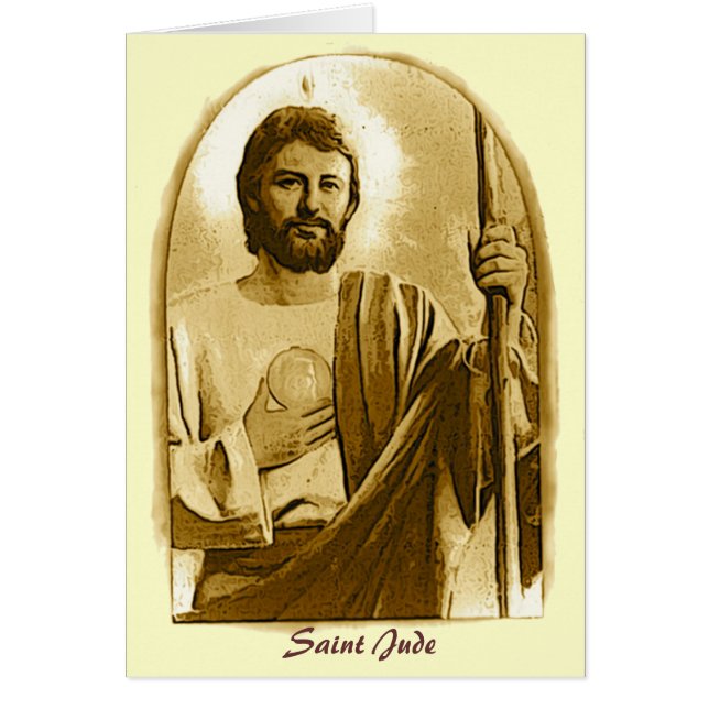 Saint Jude Blank Card (Front)