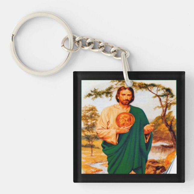 Saint Jude blessings Key Ring (Front)