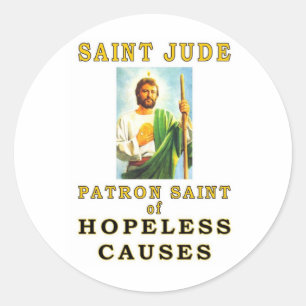 SAINT JUDE CLASSIC ROUND STICKER