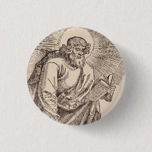 Saint Jude Thaddaeus the Apostle and Martyr 3 Cm Round Badge