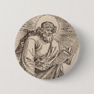 Saint Jude Thaddaeus the Apostle and Martyr 6 Cm Round Badge