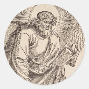 Saint Jude Thaddaeus the Apostle and Martyr Classic Round Sticker