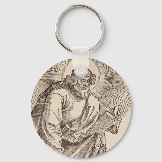 Saint Jude Thaddaeus the Apostle and Martyr Key Ring (Front)