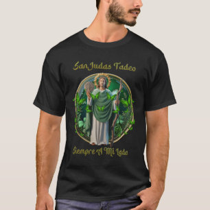 Saint Jude Thaddeus Butterfly Clover Religious Hol T-Shirt