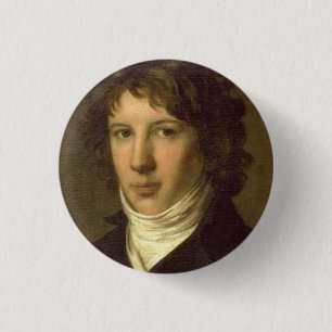Saint-Just by Prud'hon 3 Cm Round Badge