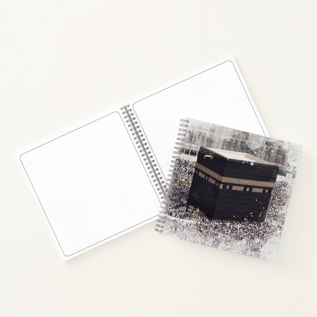 Saint Kaaba, Masjid Al Haram, watercolour illustra Notebook (Inside)