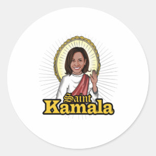 Saint Kamala Classic Round Sticker