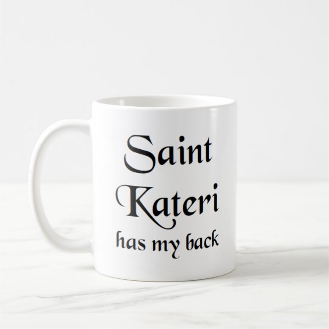 saint kateri coffee mug (Left)