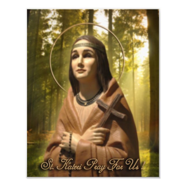 Saint Kateri Tekakwitha Photo Print (Front)