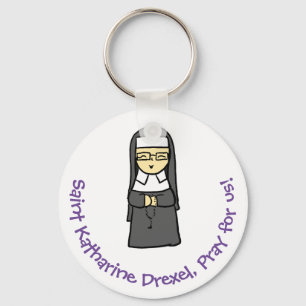 Saint Katharine Drexel Keychain