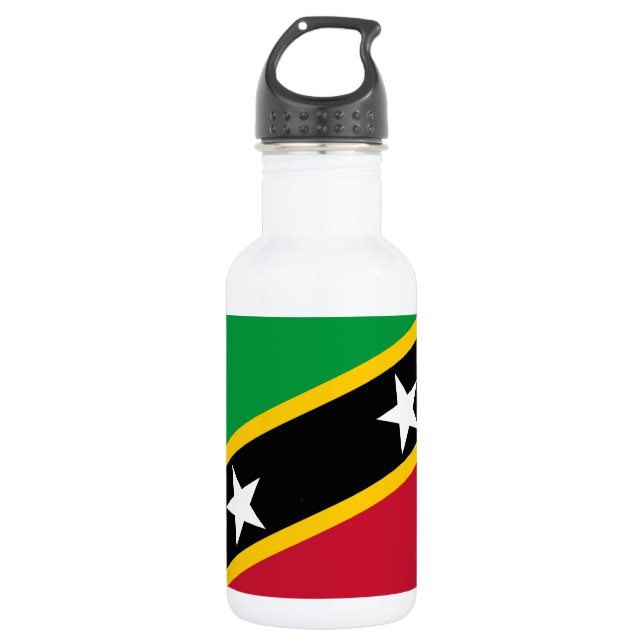 Saint Kitts and Nevis Flag 532 Ml Water Bottle (Front)
