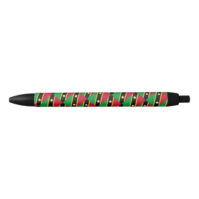 Saint Kitts and Nevis Flag Ballpoint Pen (Front)