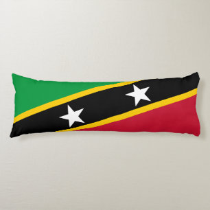 Saint Kitts and Nevis Flag Body Cushion