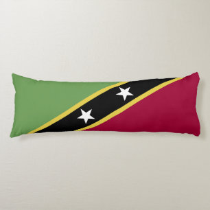 Saint Kitts and Nevis flag Body Cushion