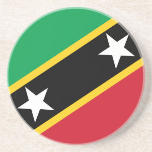 Saint Kitts and Nevis Flag Coaster