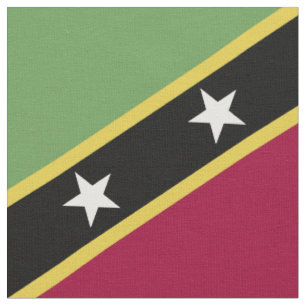 Saint Kitts and Nevis flag Fabric