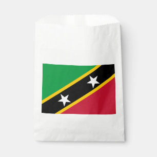 Saint Kitts and Nevis Flag Favour Bags