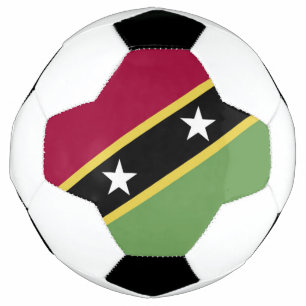 Saint Kitts and Nevis flag Football