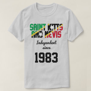 Saint Kitts and Nevis Flag Independence T-Shirt